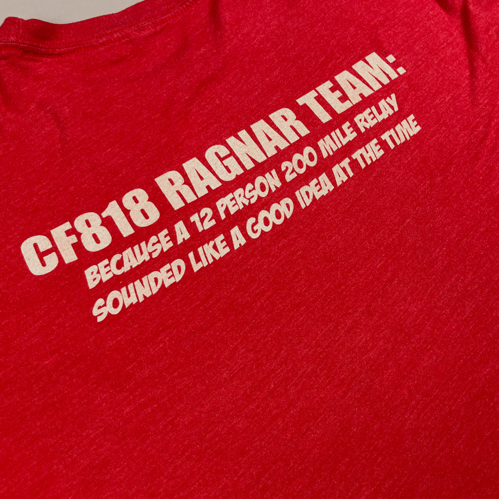 Ragnar Relay — back-detail